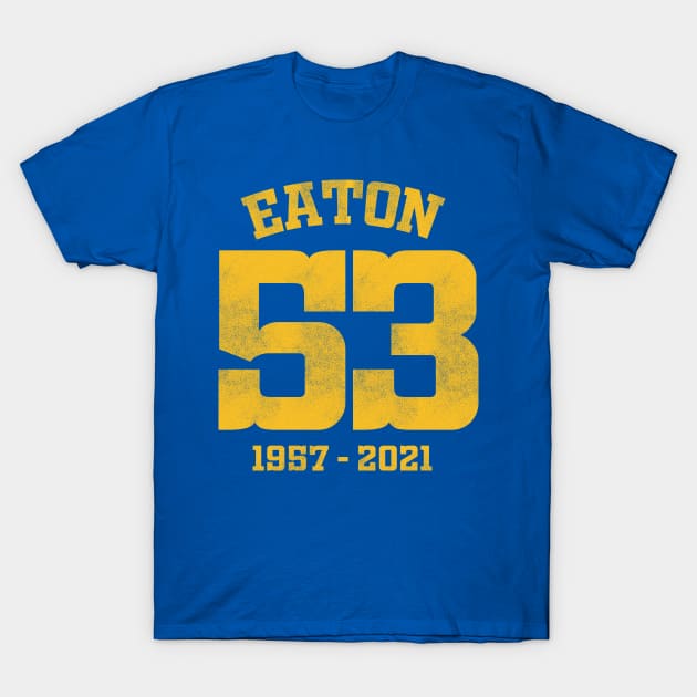 Mark Eaton 1957 - 2021 T-Shirt by Aldebaran